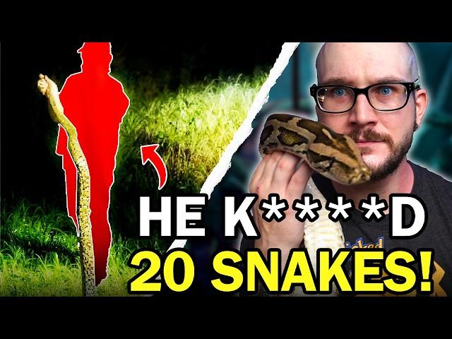 This Guy Destroyed 20 Pythons... Good!