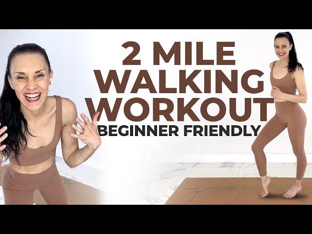 Indoor Walking Workout Beginner | 2 Mile Walk (Pregnancy, Postpartum, Babywearing Workout)