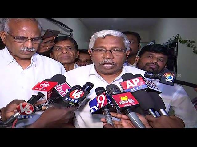 TJS Chief Kodandaram Speaks To Media Over RTC Sadak Bandh | V6 Telugu News