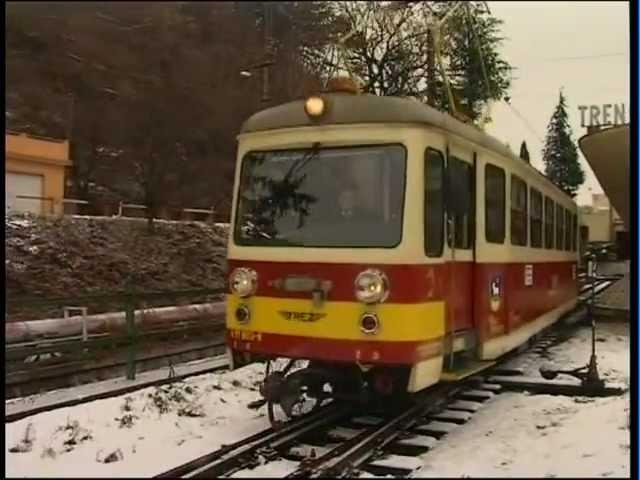 Trenčianske Teplice - električka 1.1.2012