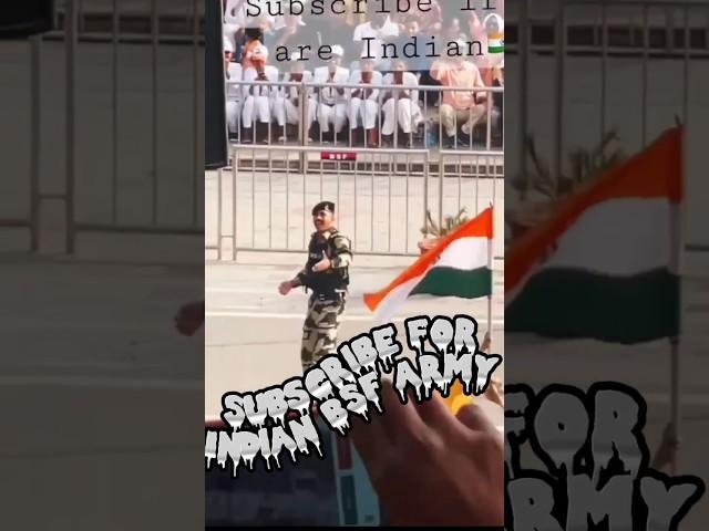 Indian bsf vs pakistan rangers parade #ytshorts #youtubesearch #viral #short #army #armystatus #bsf