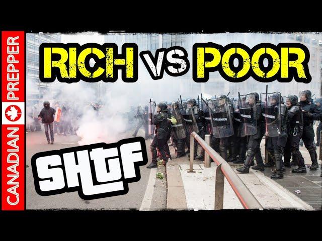 Rich People VS Poor People After Grid Down Collapse