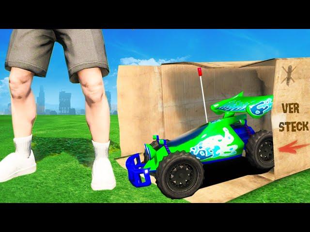 371 IQ VERSTECK mit SPIELZEUG AUTO! (GTA 5 Hide & Seek)