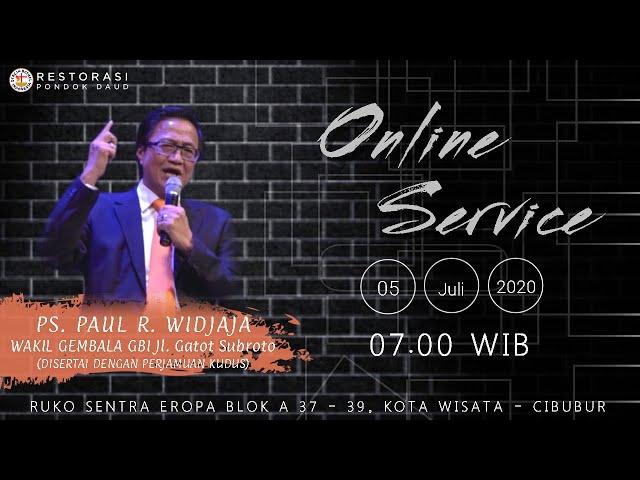 Ibadah Online 05.07.2020 | Manifestasi Kuasa Roh Kudus Bagi Orang Percaya | Ps. Paul R. Widjaja