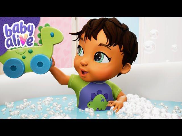 Bath Time With Messy Babies   Baby Alive Official Season 4 🫧 Family Kids Cartoons