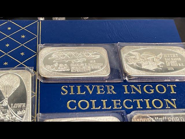 Vintage United States Silver Corp. 1 oz Silver Bars - 7 oz for the Guardhouse Box #deathvalleymint