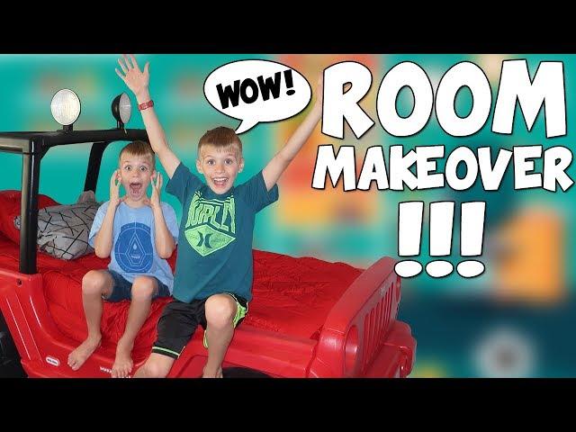 Twins Surprise Room Makeover - Speed Cleaning Room Changeup