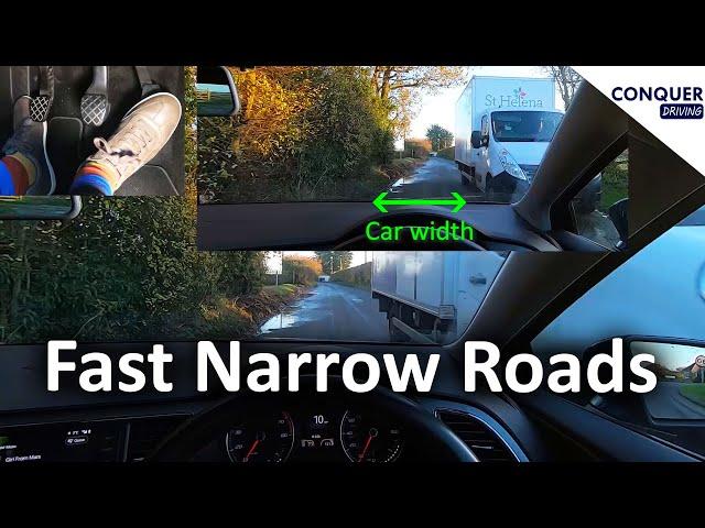 Tips for driving fast on narrow country roads