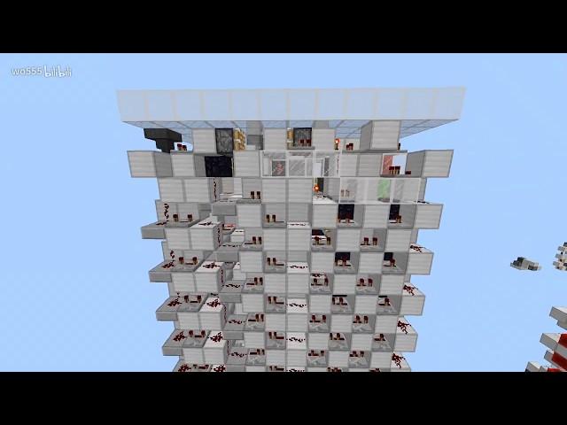 A Seamless Redstone Elevator in MCBE（by wo555）