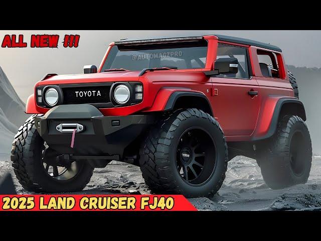 New 2025 Toyota Land Cruiser FJ40 - Is Legend ComeBack