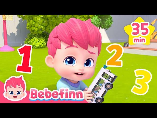 1,2,3 Learn Numbers and ABC | Bebefinn Fun Nursery Rhymes for Kids | Compilation