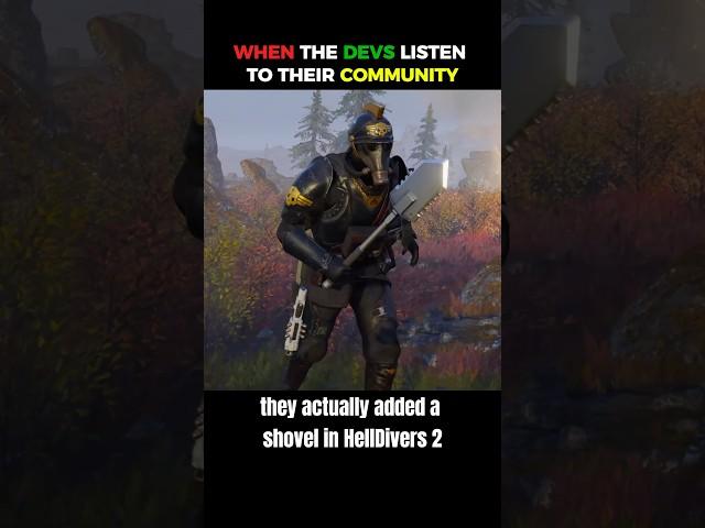 WHEN THE DEVS LISTEN TO THEIR COMMUNITY - Helldivers 2
