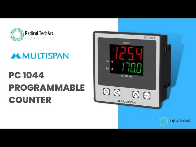 Multispan Programmable Counter PC-1044 RadicalTechArt I RadicalTalks I RadicalTechMart