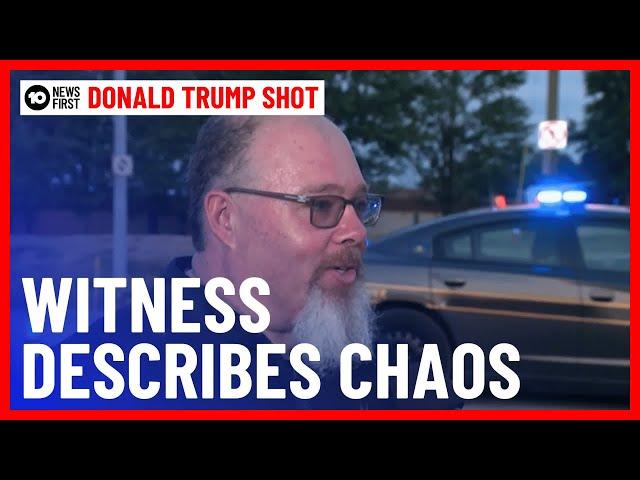 Man Who Spotted Trump Shooter Describes Chaotic Scene | 10 News First