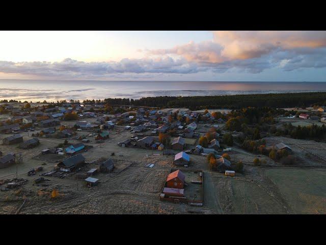 How people live in Russian North. A remote Russian village in the North of Russia.