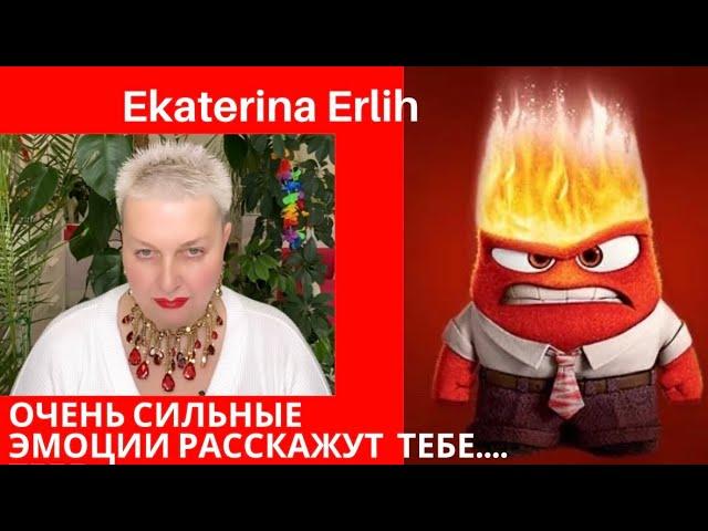 ОЧЕНЬ СИЛЬНЫЕ ЭМОЦИИ РАССКАЖУТ ТЕБЕ…Екатерина Эрлих