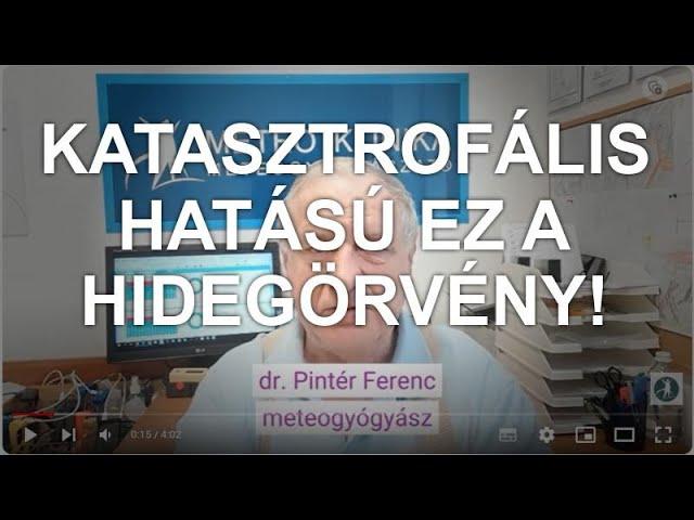 Katasztrofálisak a következményei a tartósan felettünk örvénylő mediterrán ciklonnak! Meteo Klinika!