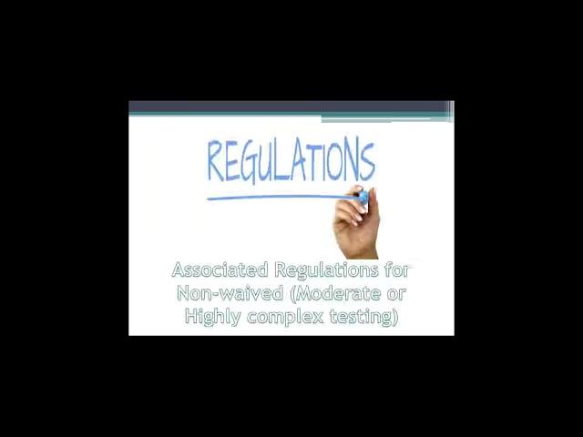 CLIA Regulation Fundamentals and Recent Updates