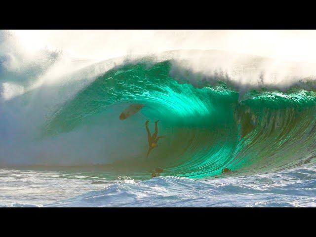 SESSION OF PURE CARNAGE SURFING ONE DANGEROUS WAVE IN EUROPE! EU SLAB TOUR PT 2