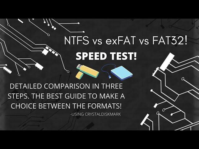 NTFS vs exFAT vs FAT32 | The 3 most popular storage formats SPEED TESTED! | It's Omega Tech!