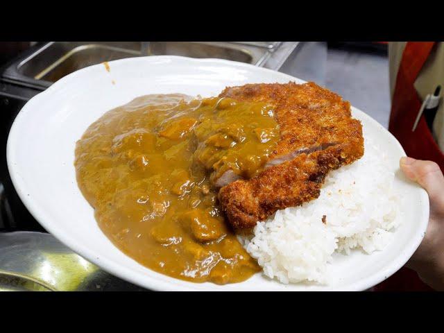 Amazing Fried Rice with Pork Cutlet Curry! Huge Servings of Chinese Food Loved by the Hungry Boys!