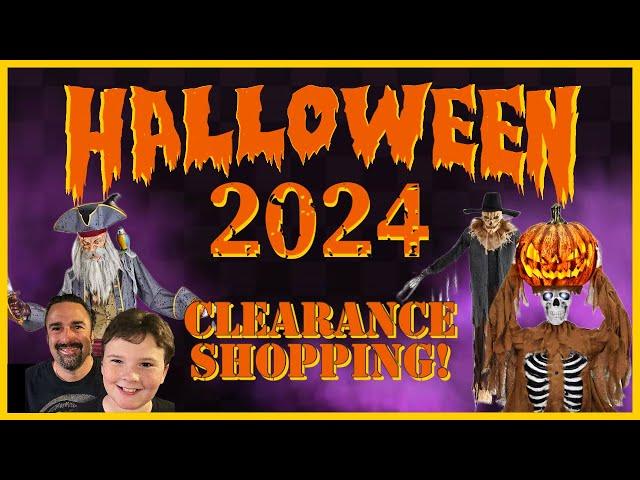 Halloween 2024 Clearance Shopping! Shop With Me For Cheap Animatronics! Party City Lowes Home Depot