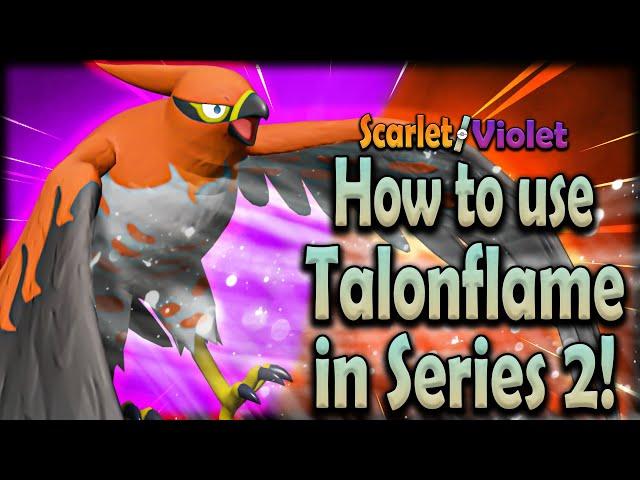 How to use TALONFLAME in VGC Series 2! TALONFLAME Moveset Guide! Pokemon Scarlet & Violet VGC 2023