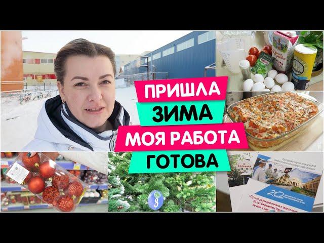 Пришла ЗИМА / Моя работа ГОТОВА / Будни семьи на СЕВЕРЕ