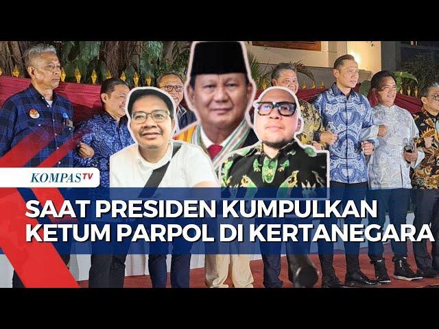 Golkar Bocorkan Pembahasaan saat Presiden Prabowo Kumpulkan Ketum Parpol di Kertanegara