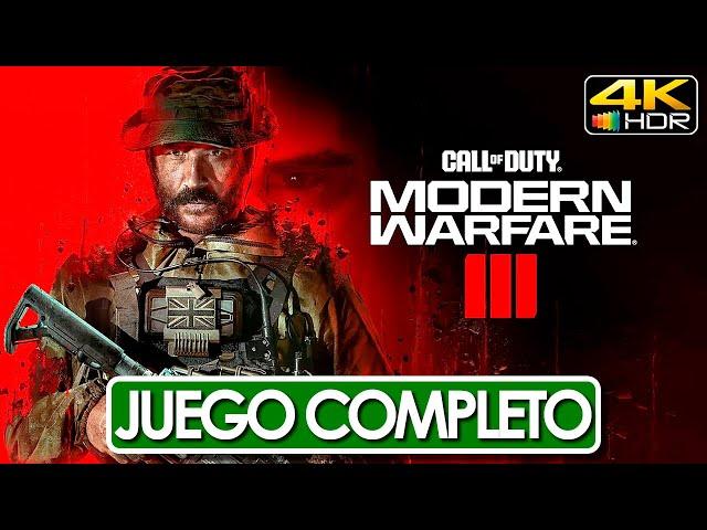 Call of Duty Modern Warfare 3 (2023) Juego Completo Español Latino Campaña Completa (4K 60FPS HDR)