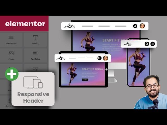 Elementor - Fully Responsive Headers (FREE)