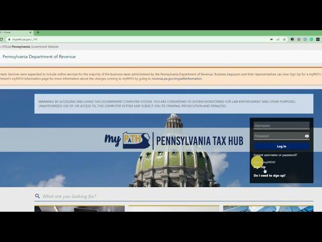 Signing up for MyPath to Pay PA Sales Tax a Step-by-Step Guide - ENGAGE CPAs