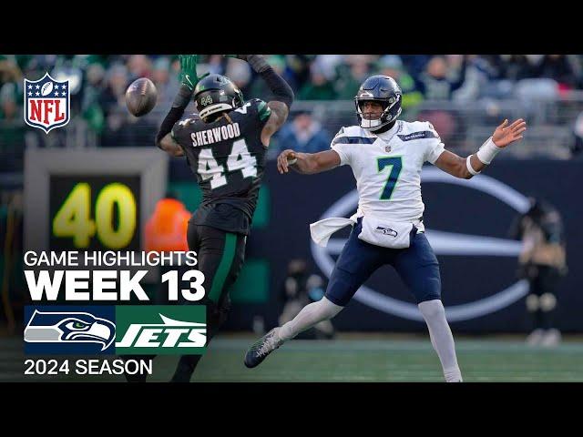 Seattle Seahawks vs. New York Jets Game Highlights | NFL 2024 Season Week 13