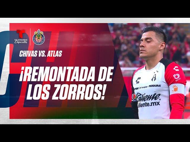 Gol de penal de Aldo Rocha en el último minuto - Chivas vs. Atlas 1-2 | Telemundo Deportes