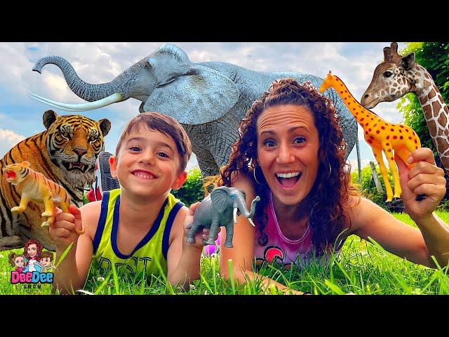 DeeDee and Matteo Zoo Animal Adventure | Funny Stories For Kids