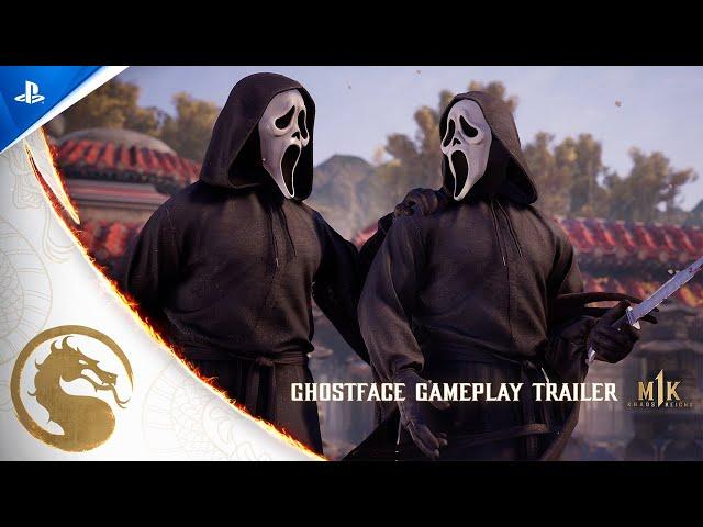 Mortal Kombat 1: Khaos Reigns - Official Ghostface Gameplay Trailer | PS5 Games