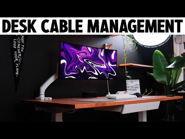 Standing Desk Cable Management Tips