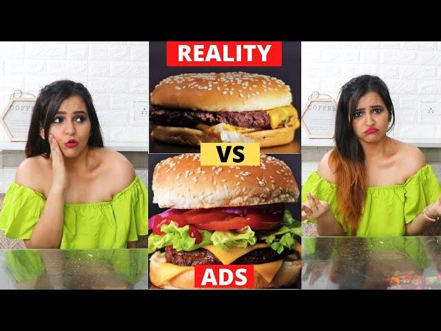 Food in TV Ads VS in Reality (SHOCKING)