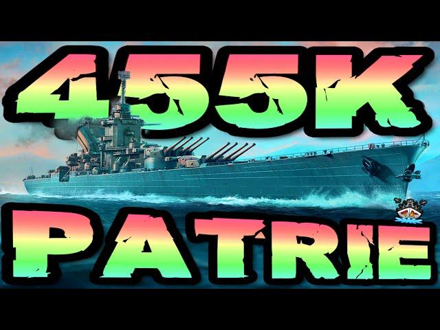 Patrie macht 455K DMG *T11 POWAAA* im "400K Club" ️ in World of Warships 