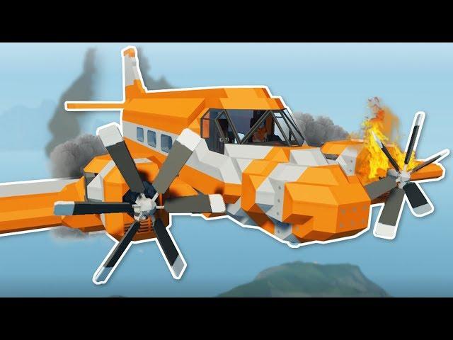 PLANE CRASH IN TSUNAMI! - Stormworks Multiplayer Gameplay - Plane Crash & Tsunami Survival!