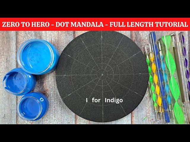 Zero to Hero - (13) - Dot mandala - Simple Design - For very beginners - 2023 - ATM Creations