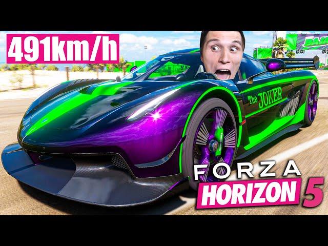 Endlich! Ich habe das schnellste AUTO im Spiel (491km/h REKORD) | Forza Horizon 5