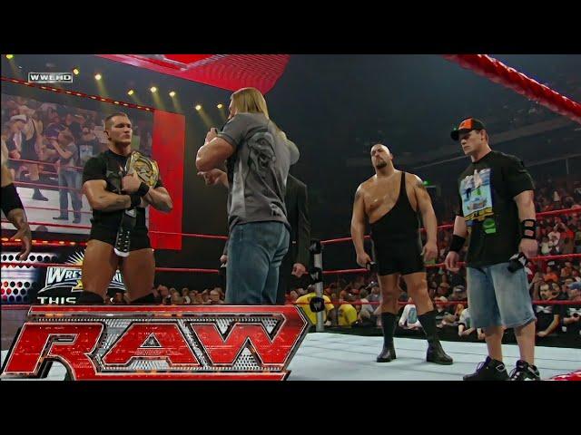 Randy Orton, John Cena, Triple H, Big Show & Etc… Segment Before WrestleMania RAW Mar 24,2008