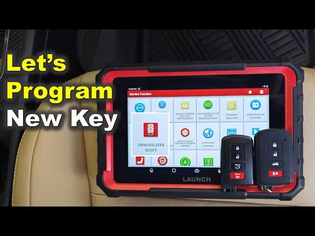 Launch key programming: Add Smart Key Toyota 2013 - 2018 Rav4, Camry with X431 Pro Elite