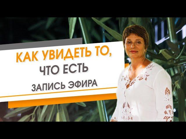 Как увидеть то, что есть. Запись эфира | Елена Ачкасова