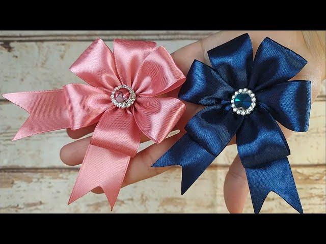 Satin Ribbon Flower | How to make Satin Ribbon Rose DIY HOME