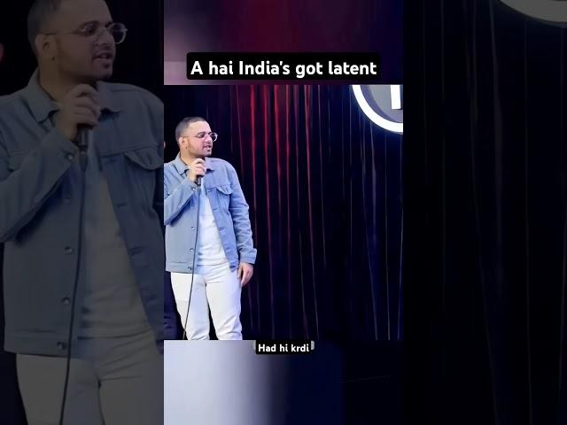 India's got latent ka comedy