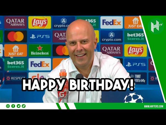 A HAPPY BIRTHDAY! | Arne Slot | AC Milan 1-3 Liverpool