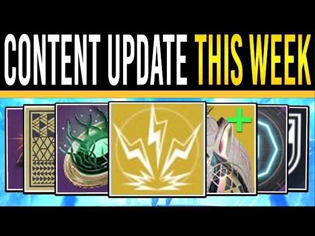 Destiny 2: CONTENT UPDATES THIS WEEK! Exotic CHANGES, New Attunement, Loot Fixes, Xur Update, More