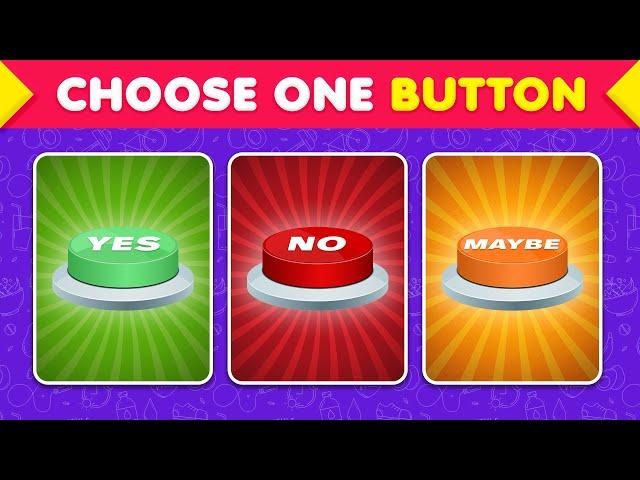 CHOOSE ONE BUTTON – Financial Choices Edition  | Your Money, Your Decisions!